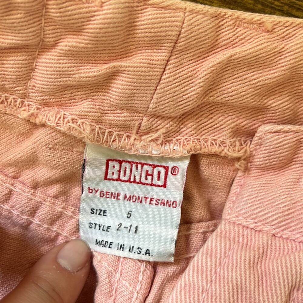 Vintage 90’s BONGO Light Pink High Waisted Cotton Mom-Jeans - Picture 10 of 12